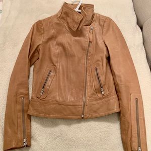 Mackage Brown leather jacket